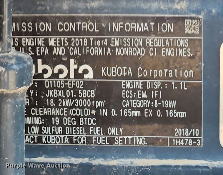 image for item LX9604 2019 Ditch Witch SK800  compact utility loader