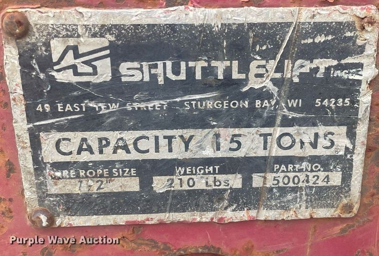 image for item LY9685 Shuttlelift 5540  crane