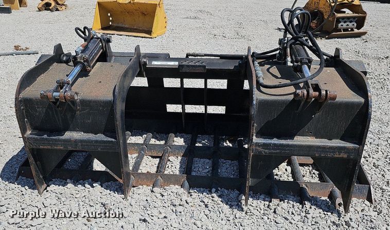 image for item MD9793 74" W skid steer rock grapple bucket