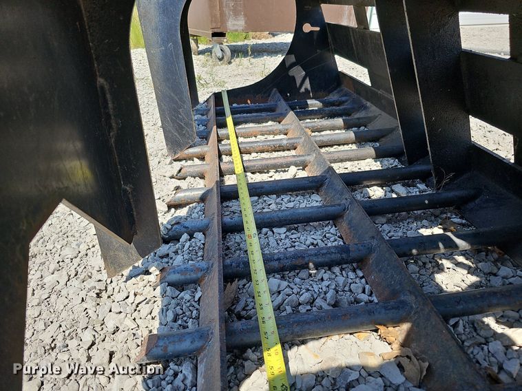 image for item MD9793 74" W skid steer rock grapple bucket