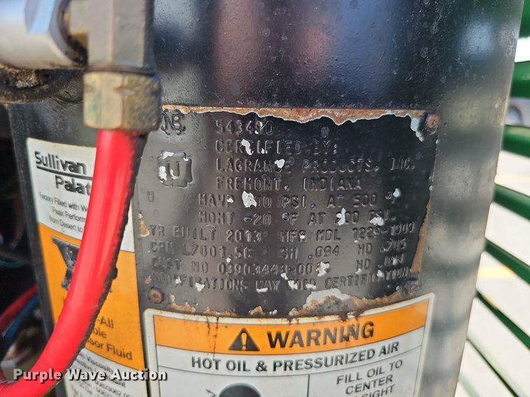 image for item MD9822 Sullivan Palatek DF185P3JDSB  air compressor