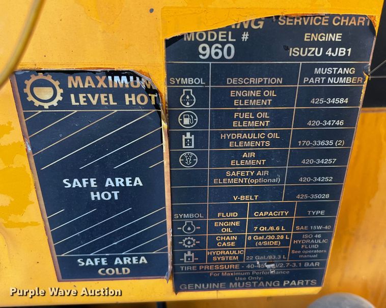 image for item MF9904 Mustang 2600R  skid steer loader