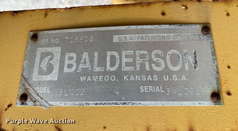 image for item MF9986 Balderson BLQ12  front lift group