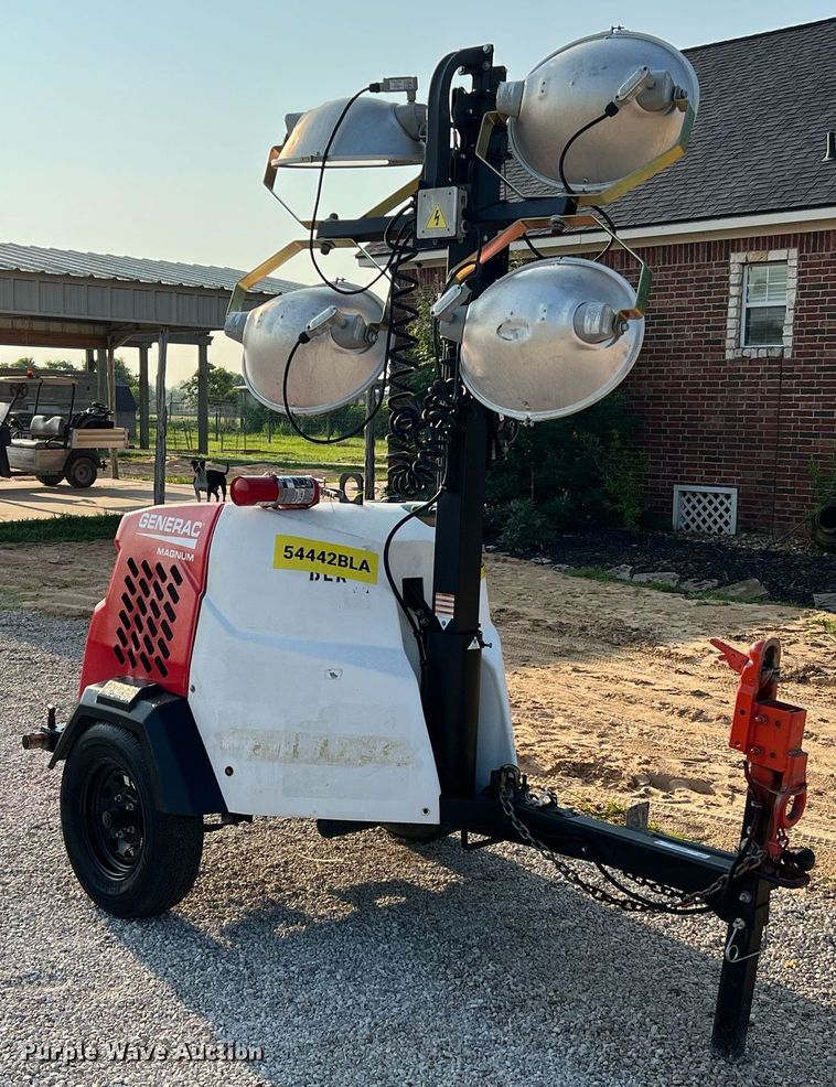 image for item MG9009 2017 Generac MLT6S  light plant