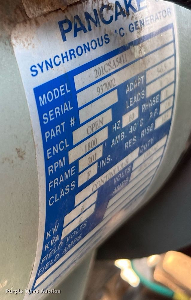 image for item MG9009 2017 Generac MLT6S  light plant