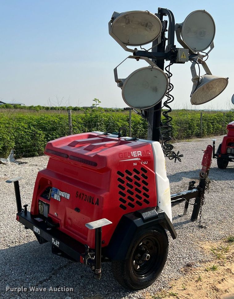 image for item MG9013 2017 Generac MLT6S  light plant