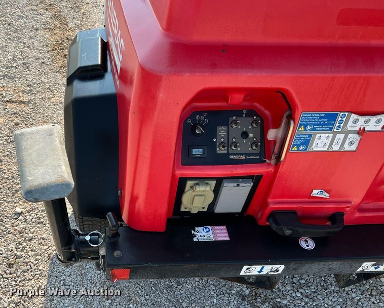 image for item MG9013 2017 Generac MLT6S  light plant