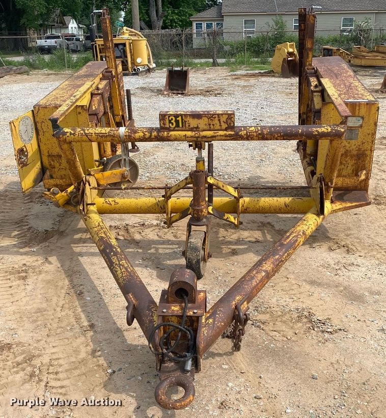 image for item MG9916 1985 Hogg And Davis P120  reel trailer