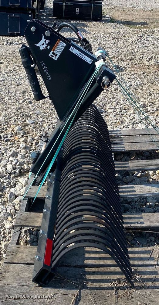 image for item MG9931 Bobcat Rake 84  skid steer rake