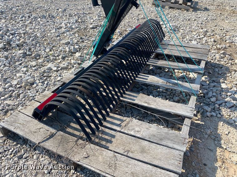image for item MG9931 Bobcat Rake 84  skid steer rake
