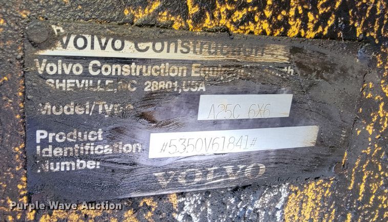 image for item ML9382 Volvo A25C  haul truck