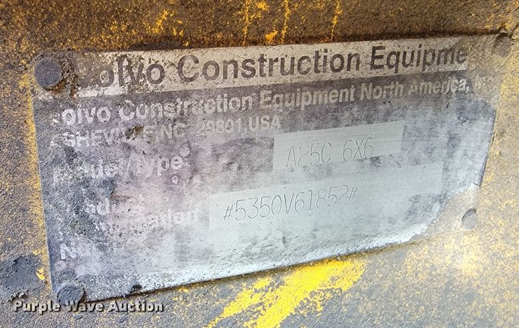 image for item ML9383 Volvo A25C  haul truck