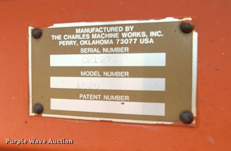 image for item ML9390 1993 Ditch Witch 7610  trencher