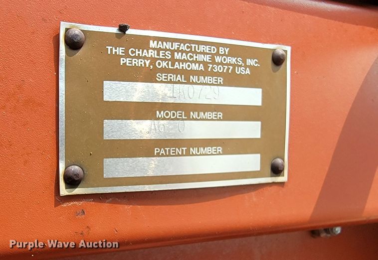 image for item ML9391 1993 Ditch Witch 7610  trencher