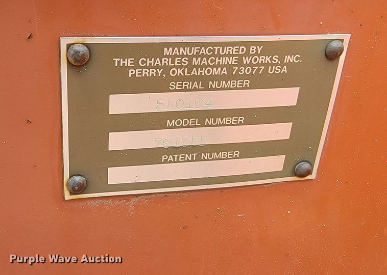 image for item ML9391 1993 Ditch Witch 7610  trencher