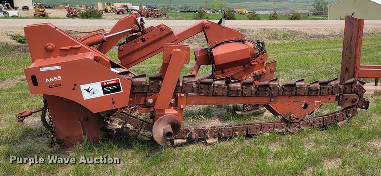image for item ML9393 1987 Ditch Witch A655  trencher combination unit