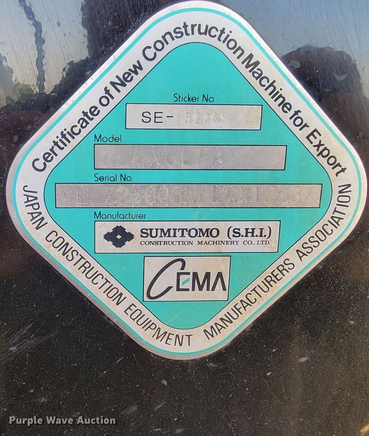 image for item ML9416 2013 Link-Belt 250X3 LF  long reach excavator