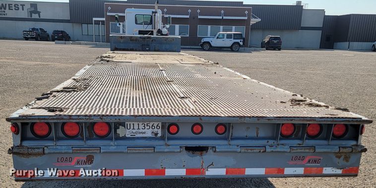 image for item ML9417 2007 Load King HFT70  drop deck equipment trailer