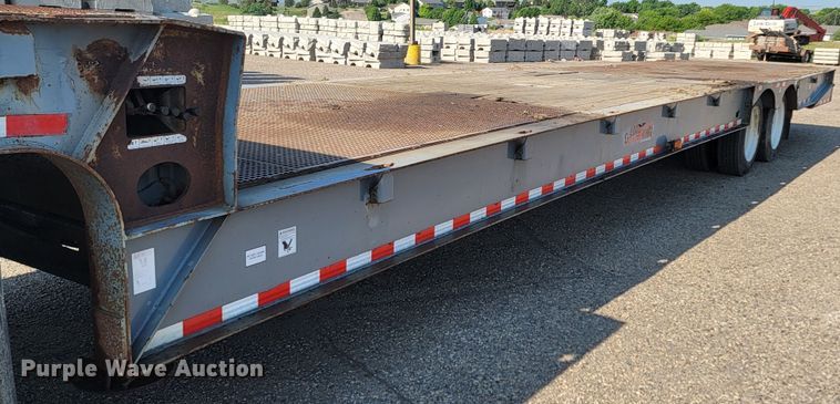 image for item ML9417 2007 Load King HFT70  drop deck equipment trailer