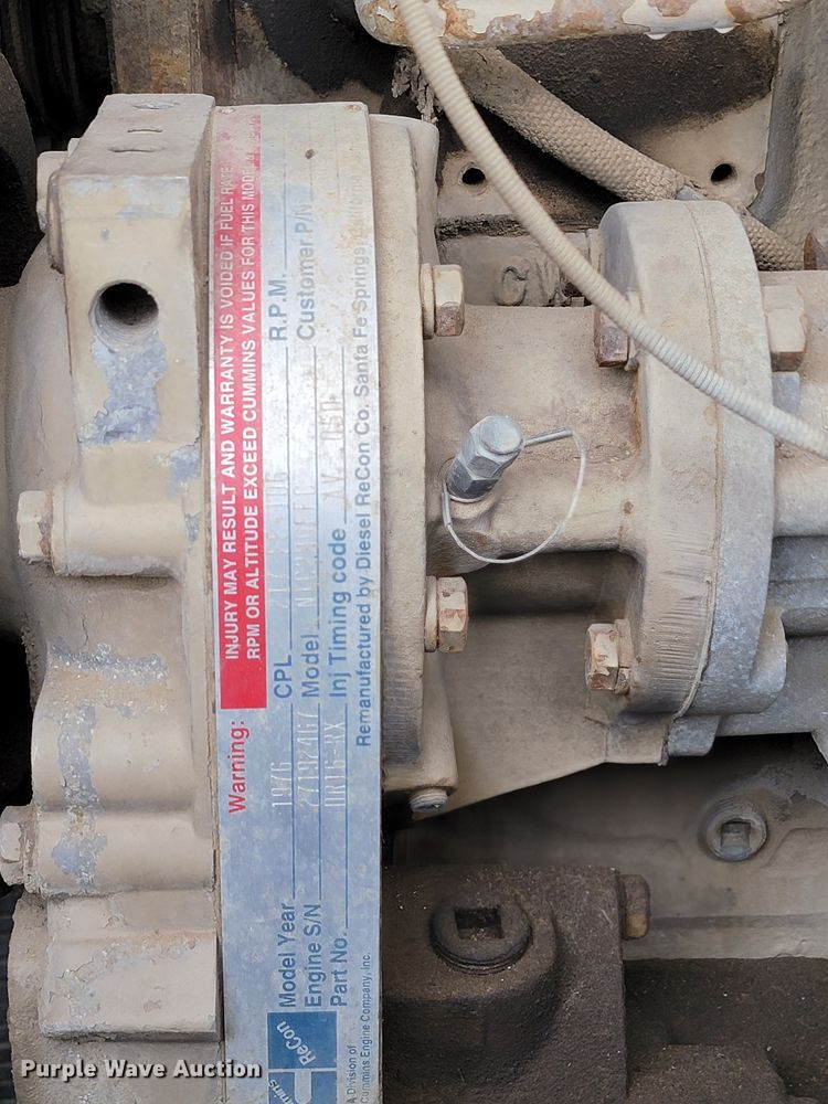 image for item ML9420 1977 International F-5070  tank truck