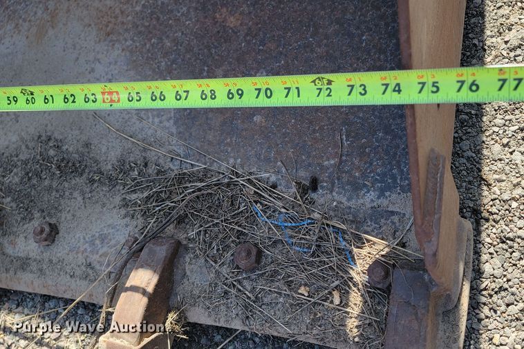 image for item ML9428 75" W skid steer bucket