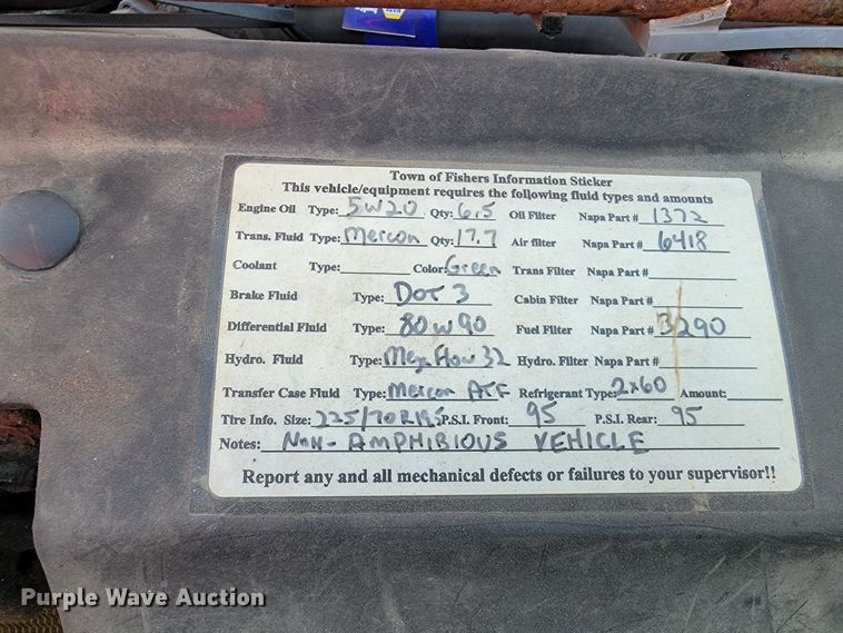 image for item ML9446 2001 Ford F550 Super Duty XL  dump truck