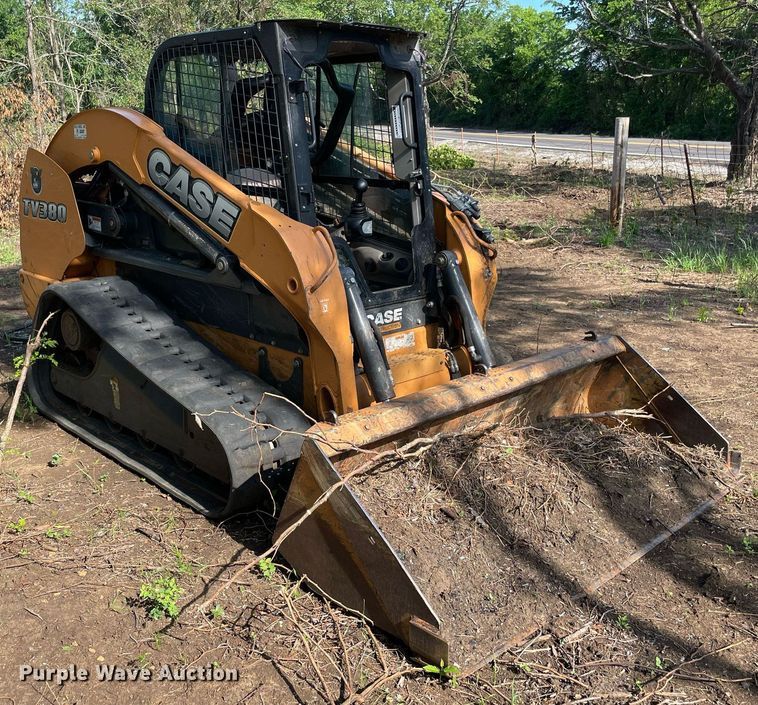 image for item MR9077 2013 Case TV380  tracked skid steer loader