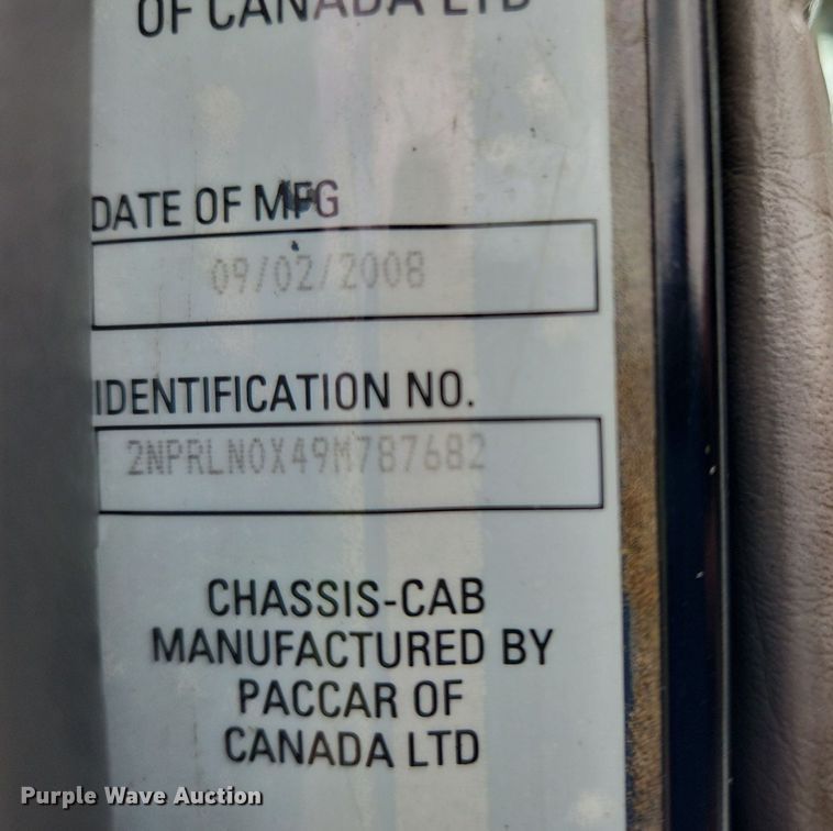 image for item MW9763 2009 Peterbilt 340  sewer jetter truck