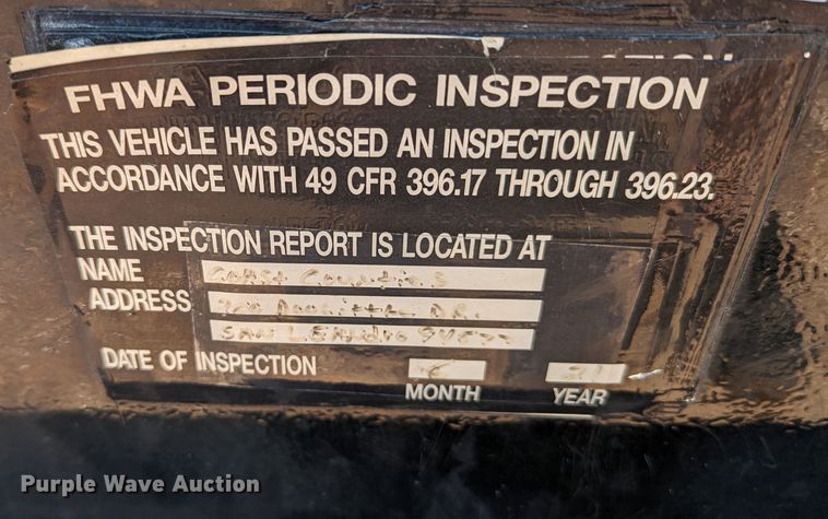 image for item MX9299 2013 Zieman  equipment trailer