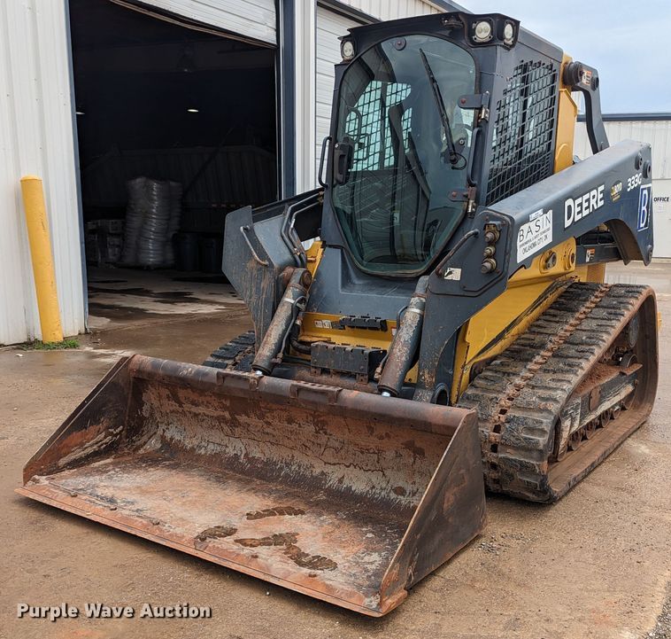 image for item MY9305 2017 John Deere 333G  tracked skid steer loader