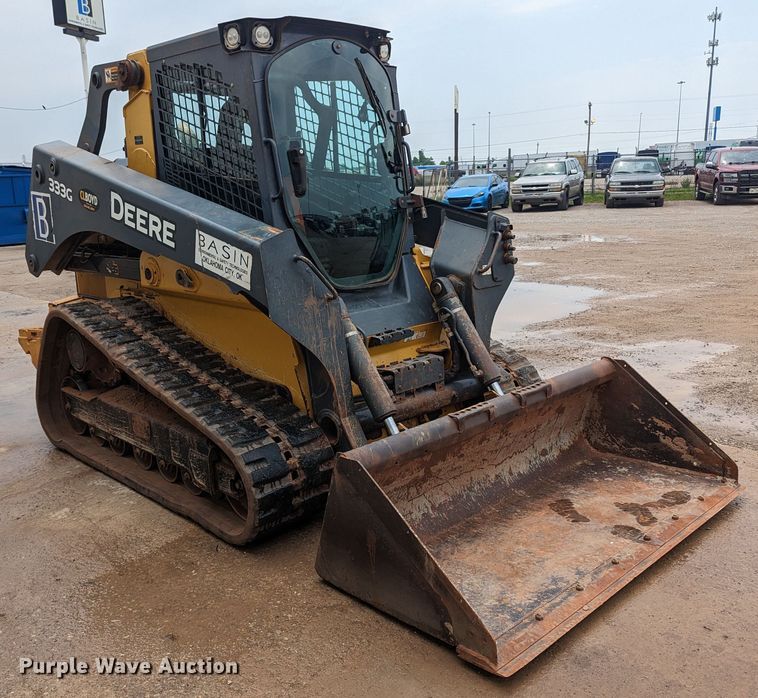 image for item MY9305 2017 John Deere 333G  tracked skid steer loader