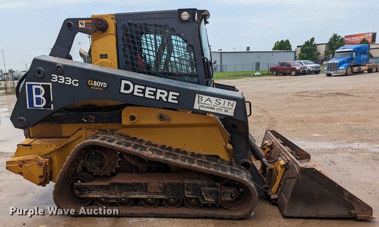 image for item MY9305 2017 John Deere 333G  tracked skid steer loader