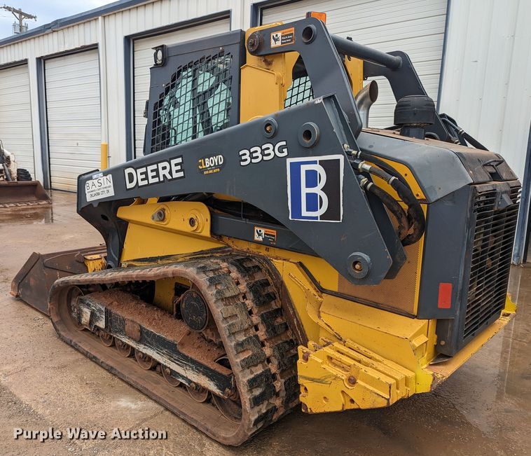 image for item MY9305 2017 John Deere 333G  tracked skid steer loader