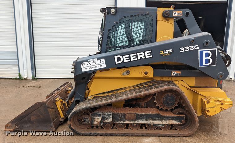 image for item MY9305 2017 John Deere 333G  tracked skid steer loader