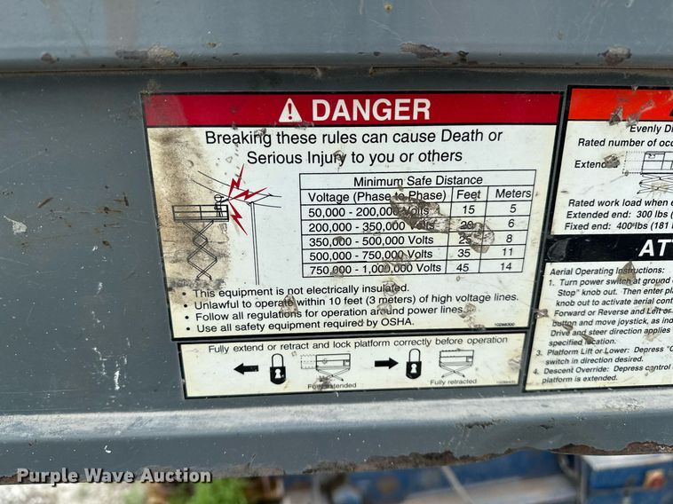 image for item OG9004 Terex TS30  scissor lift