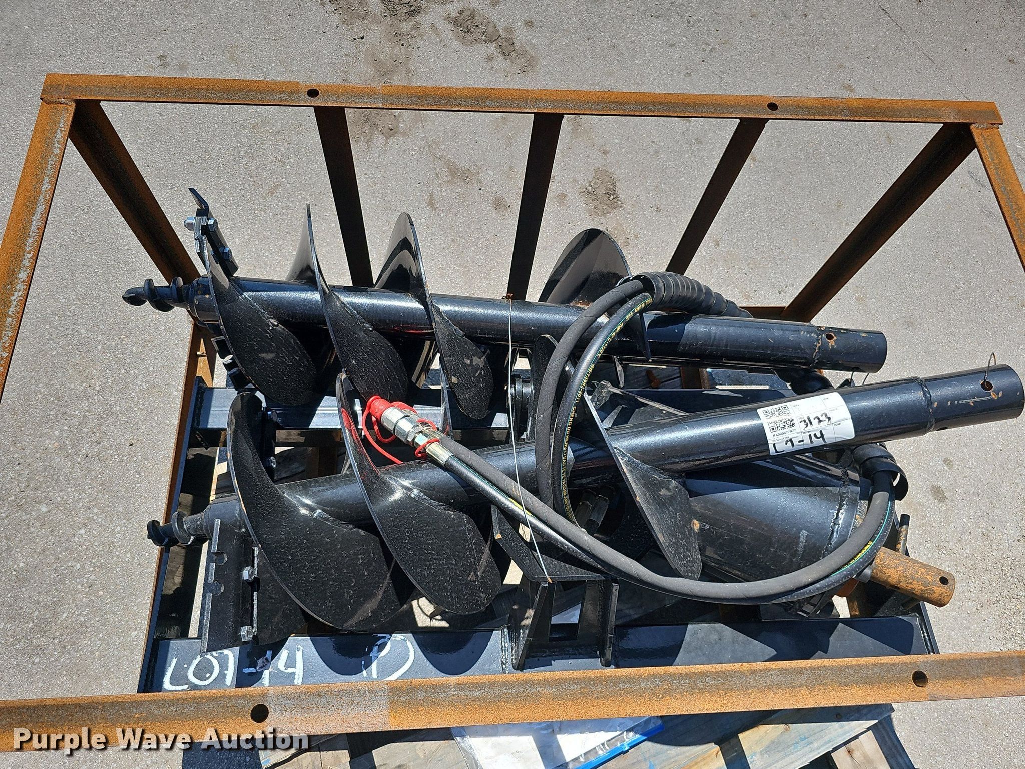 2022 Mower King SSECAGY skid steer auger in Waterloo, NE Item MD9820