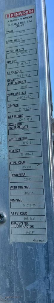 image for item DO4958 2009 Kenworth W900  ready mix truck