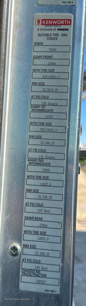 image for item DO4959 2012 Kenworth W900  ready mix truck