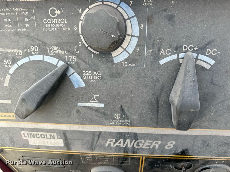 image for item DO4979 Lincoln Electric Ranger 8  welder