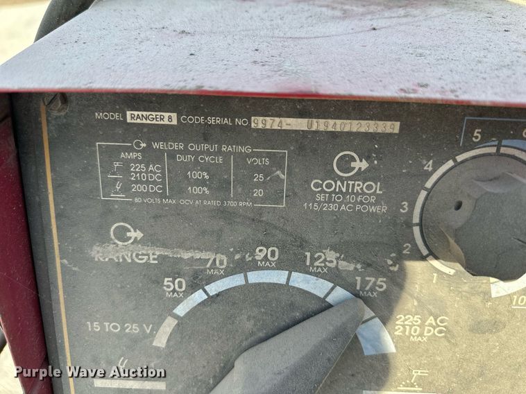 image for item DO4979 Lincoln Electric Ranger 8  welder