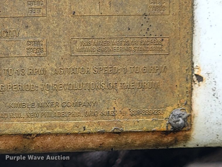 image for item HY9022 2006 Sterling LT9500  ready mix truck