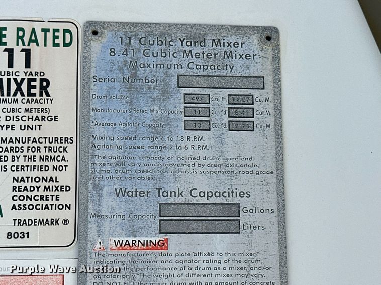 image for item KX9002 2015 Kenworth W900  ready mix truck