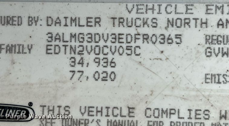 image for item LG9103 2014 Freightliner 114SD  ready mix truck