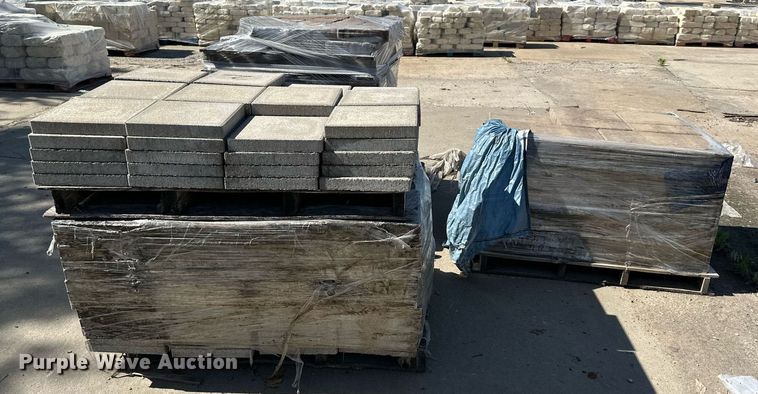 image for item LN9209 Approximately 686 concrete pavers