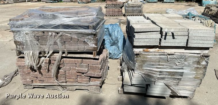 image for item LN9209 Approximately 686 concrete pavers