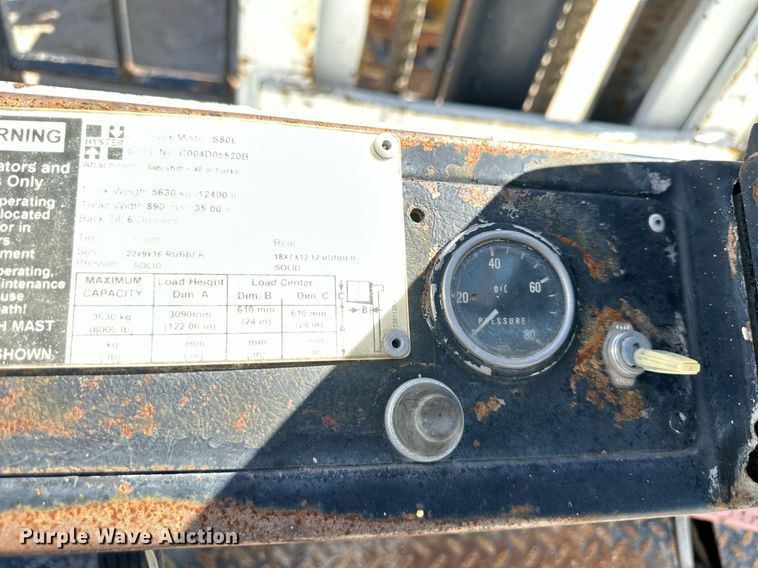 image for item LN9222 Hyster S80E  forklift