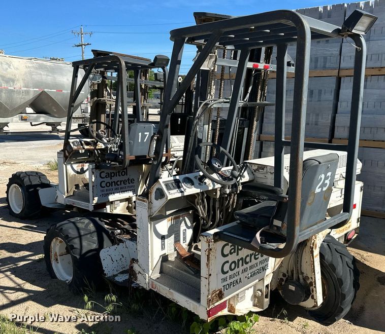image for item LN9225 (2) Tail Gator 5000AWD forklifts