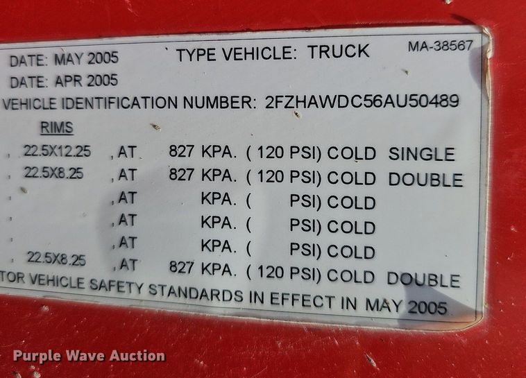 image for item LW9564 2006 Sterling L-Line  ready mix truck