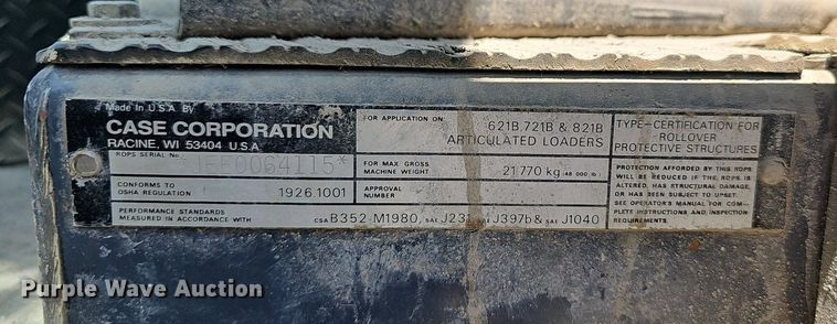 image for item LW9574 1999 Case 621B  wheel loader