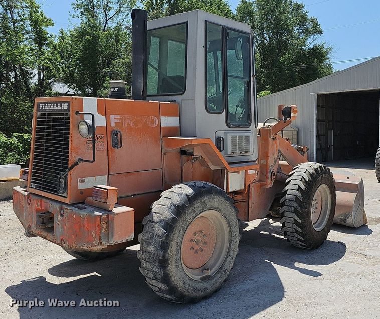 image for item LW9575 1995 Fiat-Allis FR70  wheel loader